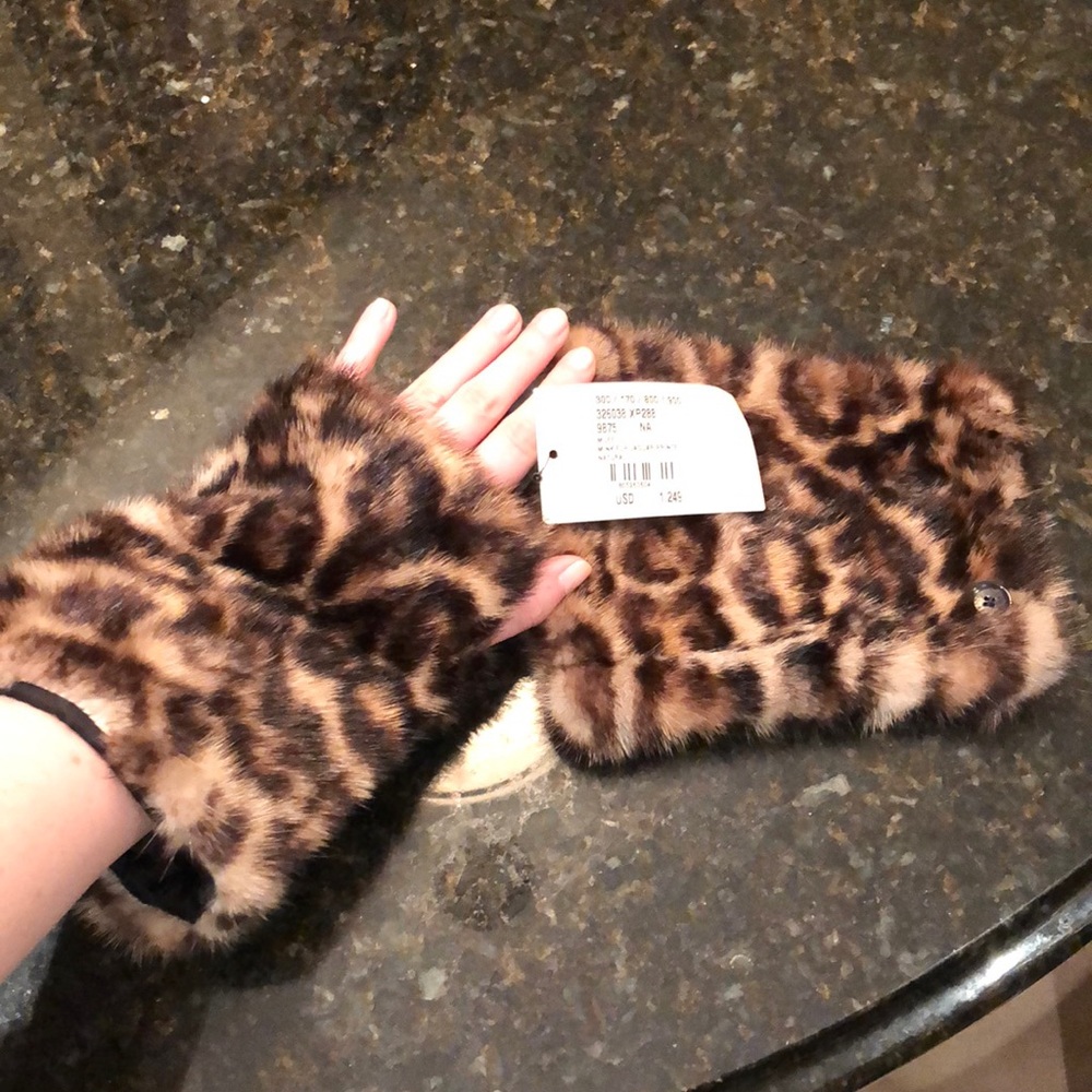 Authentic GUCCI mink cuffs